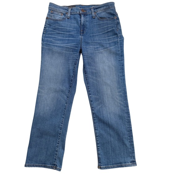 J.Crew Denim - J Crew Vintage Cropped Denim Straight Leg Jeans Medium Wash Size 30 NWT Classic